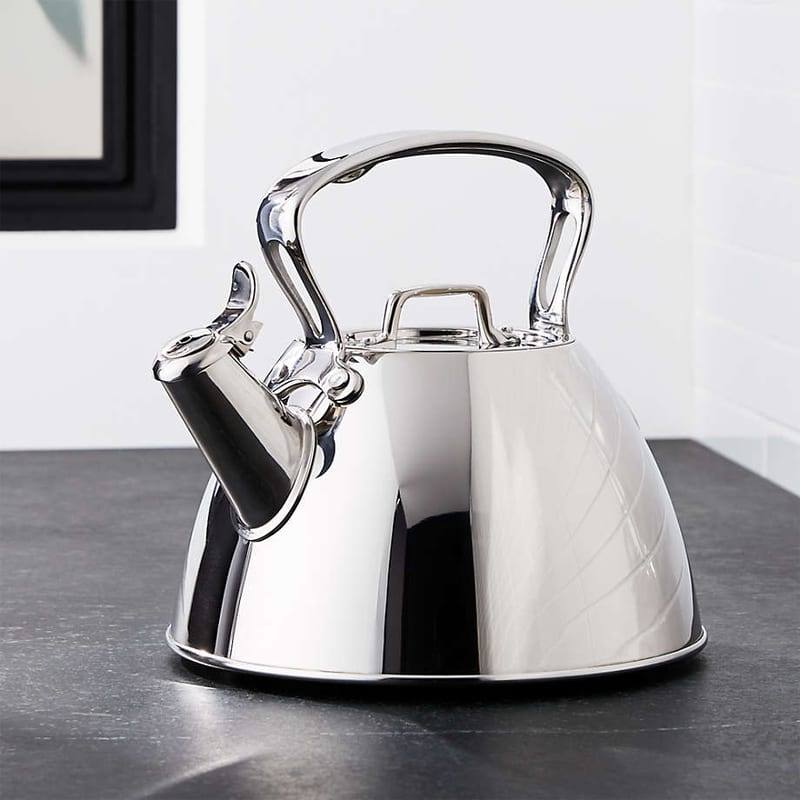 All-Clad Stainless Tea Kettle professional product photo ready to upload to shopify
