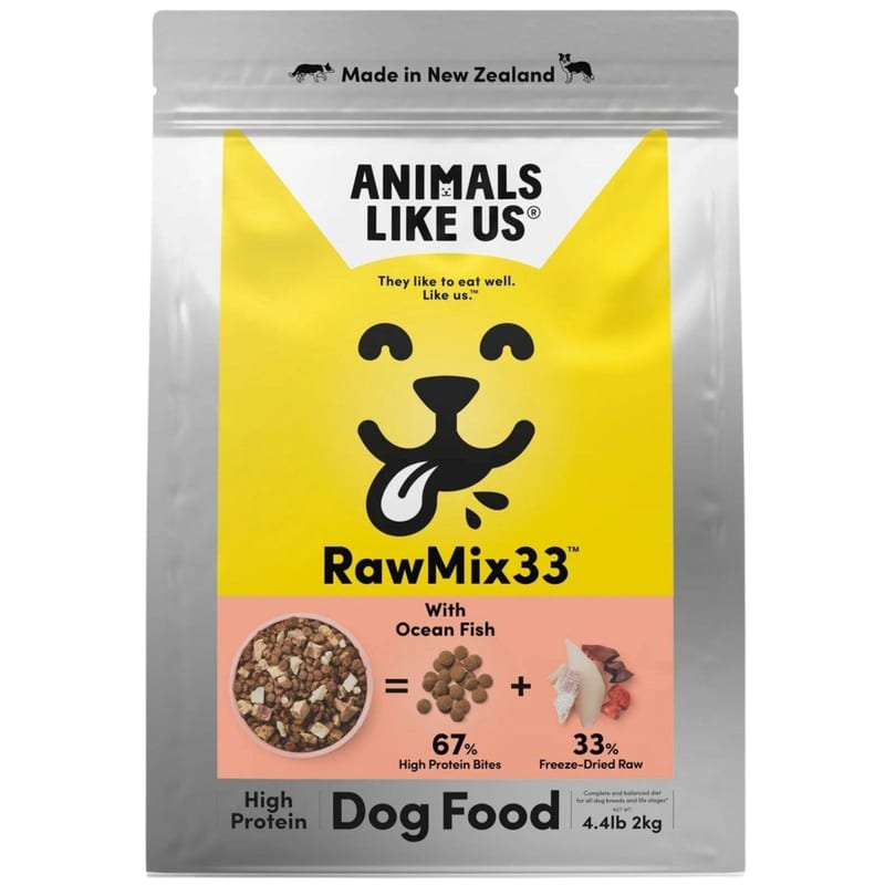 Animals Like Us RawMix33 Dog Food - Ocean Fish professional product photo ready to upload to shopify