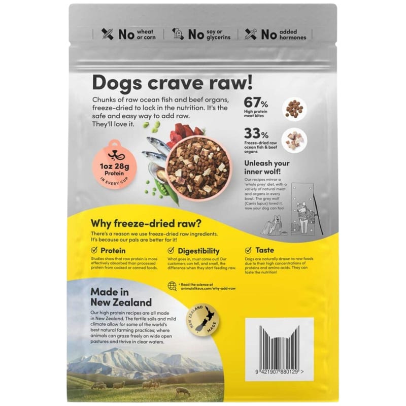 Animals Like Us RawMix33 Dog Food - Ocean Fish professional product photo ready to upload to shopify