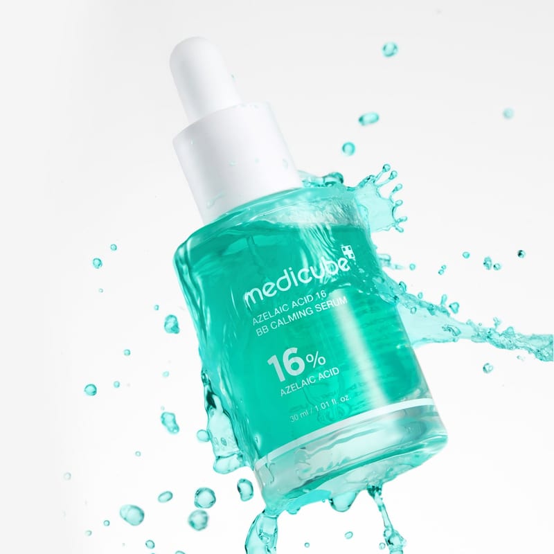 AZELAIC ACID 16 BB SOOTHING SERUM 30ml professional product photo ready to upload to shopify