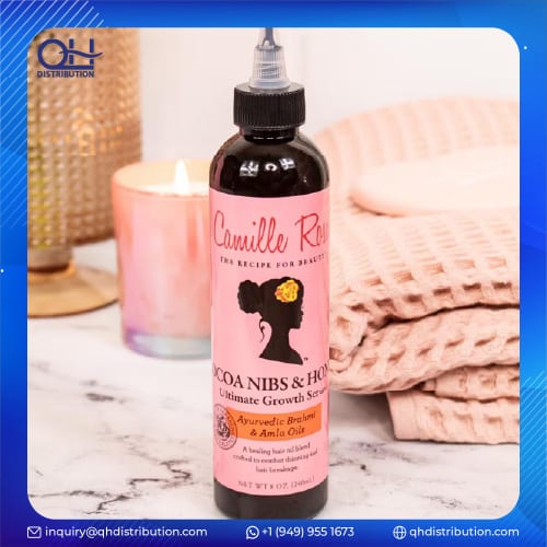 Camille Rose Honey Ultimate Growth Scalp Treatment, 8 oz professional product photo ready to upload to shopify