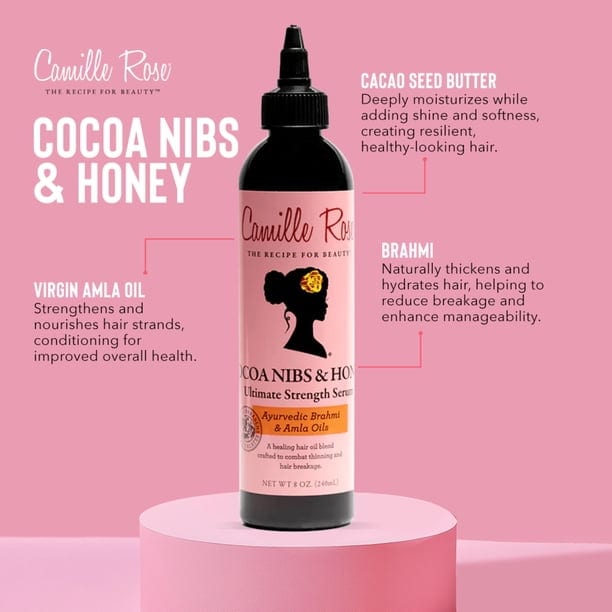 Camille Rose Honey Ultimate Growth Scalp Treatment, 8 oz professional product photo ready to upload to shopify