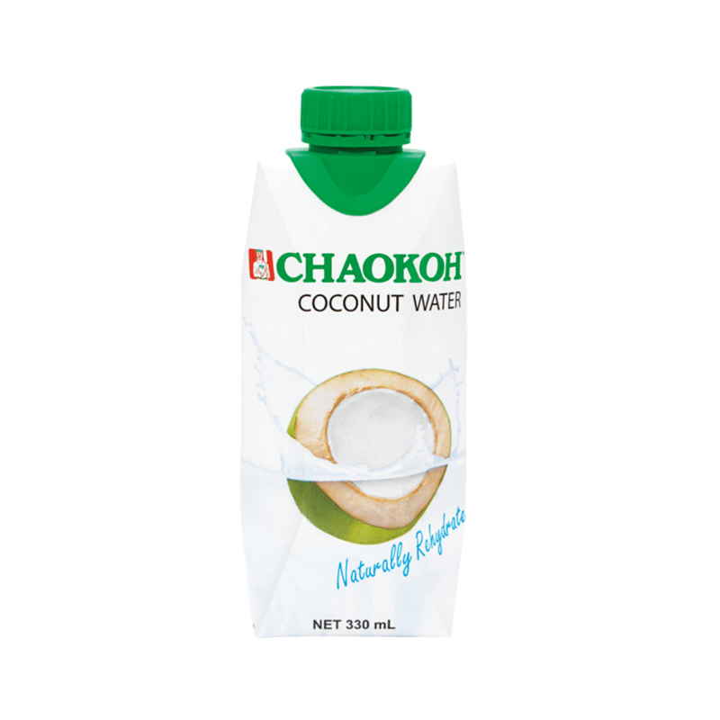 Chaokoh Coconut Water 330ml professional product photo ready to upload to shopify