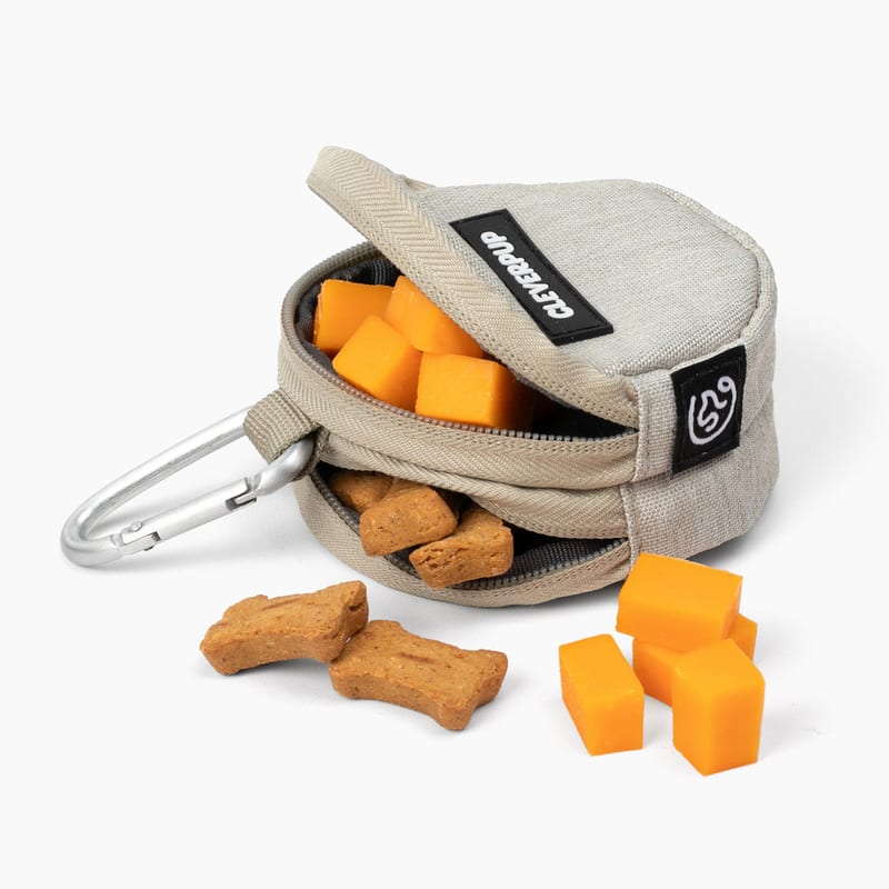 CLEVERPUP Dog Snackpack Double Insulated Treat Pouch professional product photo ready to upload to shopify