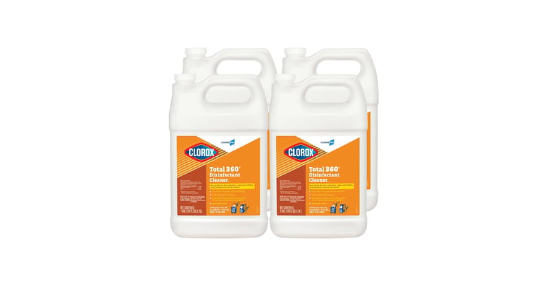 Clorox Total 360 Disinfectant Cleaner – 1 Gallon professional product photo ready to upload to shopify