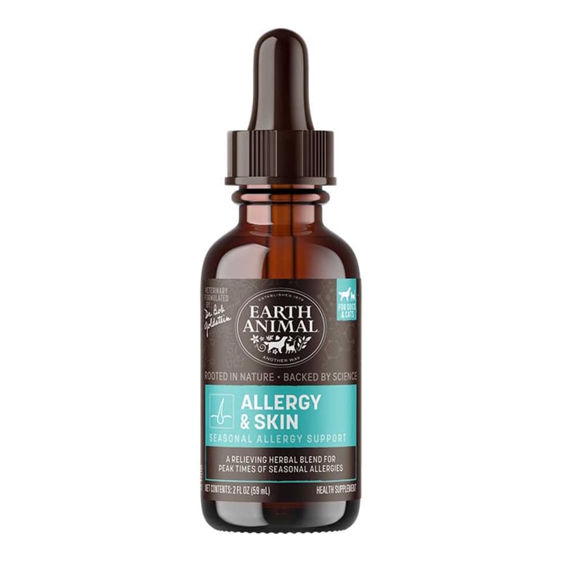EARTH ANIMAL Dog Allergy & Skin 2oz professional product photo ready to upload to shopify