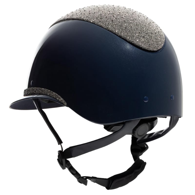 Equestro Luxury Wide Visor Helmet professional product photo ready to upload to shopify