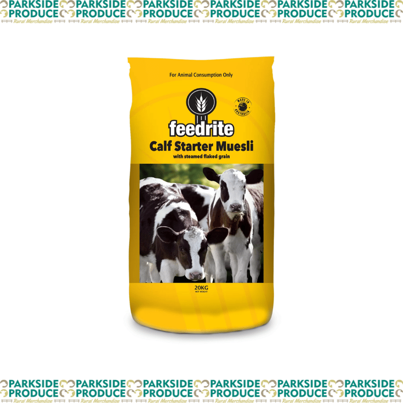 Feedrite Baby Calf Starter Muesli 1kg professional product photo ready to upload to shopify