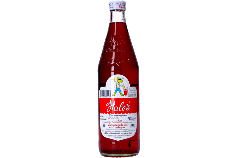 Hale's Blue Boy Red Sala Fruit Drink Concentrate 710ml professional product photo ready to upload to shopify