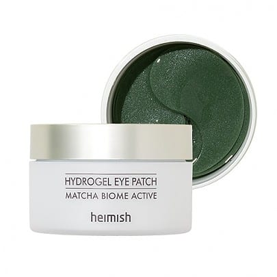 Heimish Matcha Biome Hydrogel Eye Patch professional product photo ready to upload to shopify