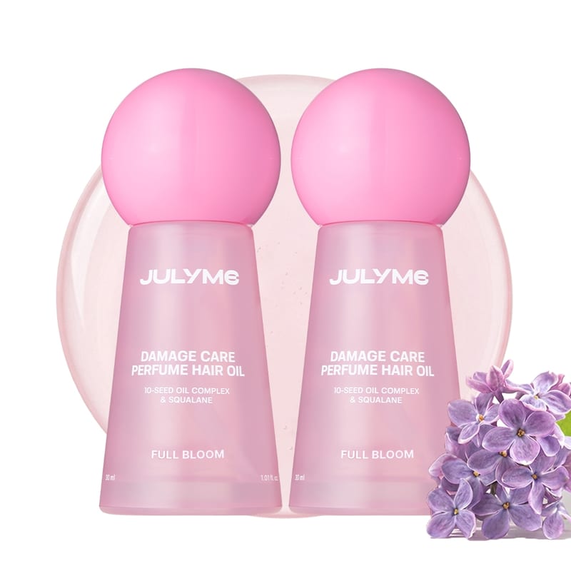 JULYME Damage Care Perfume Hair Oil Full Bloom 30ml professional product photo ready to upload to shopify