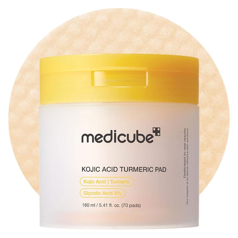 KOJIC ACID TURMERIC PAD 70pcs professional product photo ready to upload to shopify