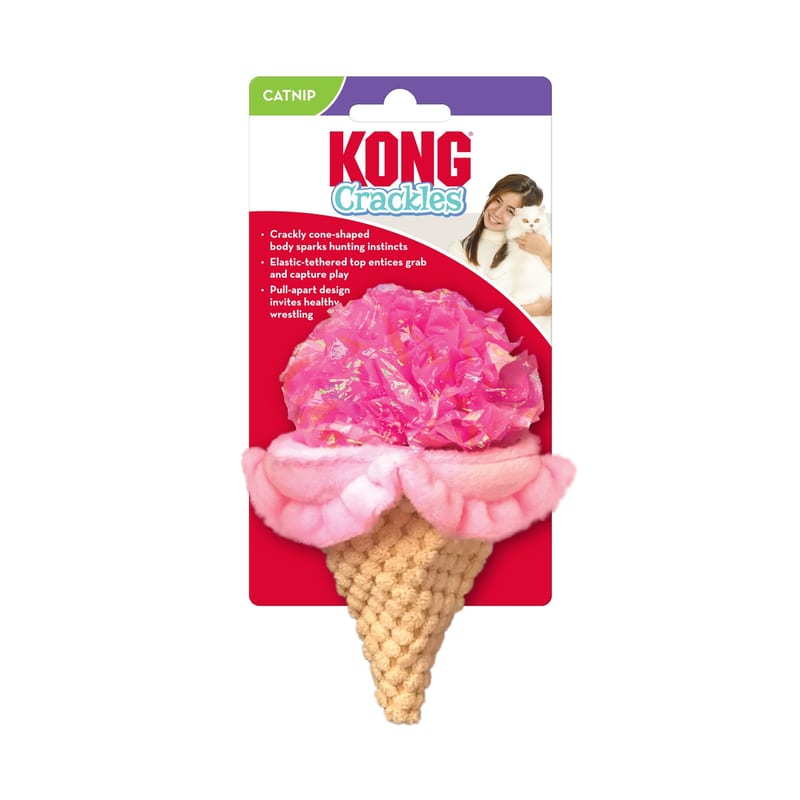 KONG Cat Cracklez Scoopz professional product photo ready to upload to shopify