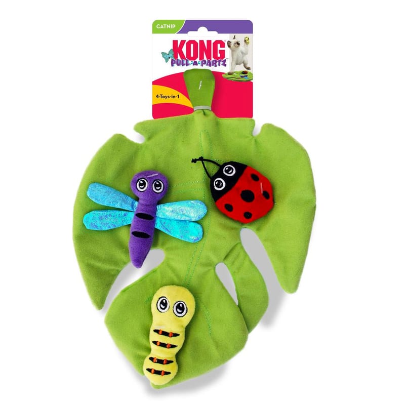 KONG Cat Pull-A-Partz Bugz professional product photo ready to upload to shopify