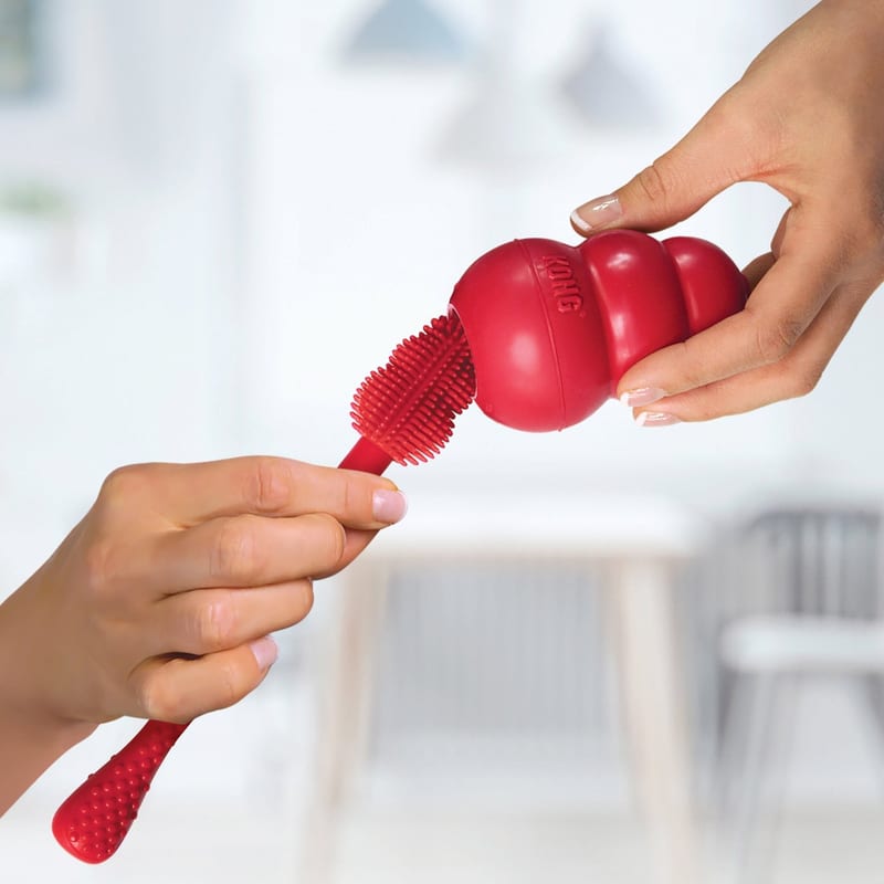 KONG Cleaning Brush professional product photo ready to upload to shopify