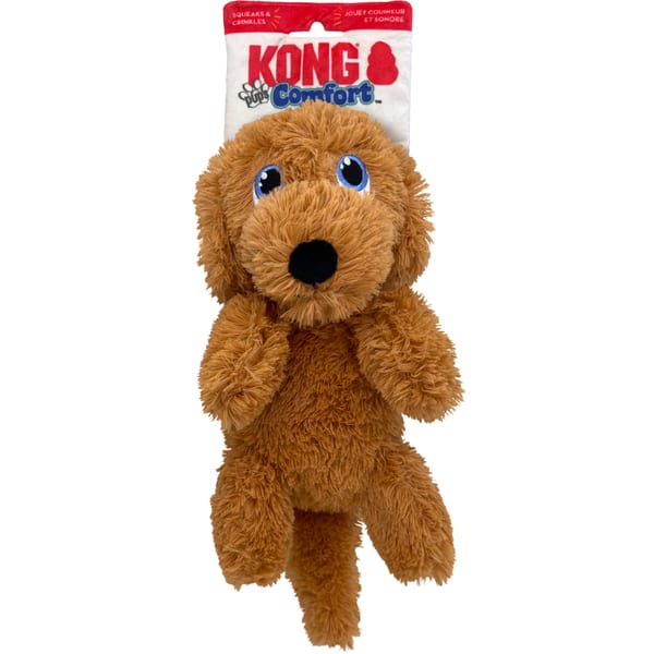 KONG Comfort Pups Goldie professional product photo ready to upload to shopify