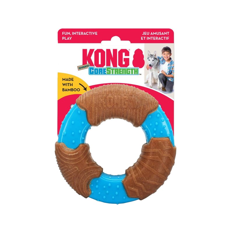 KONG CoreStrength Bamboo Ring professional product photo ready to upload to shopify
