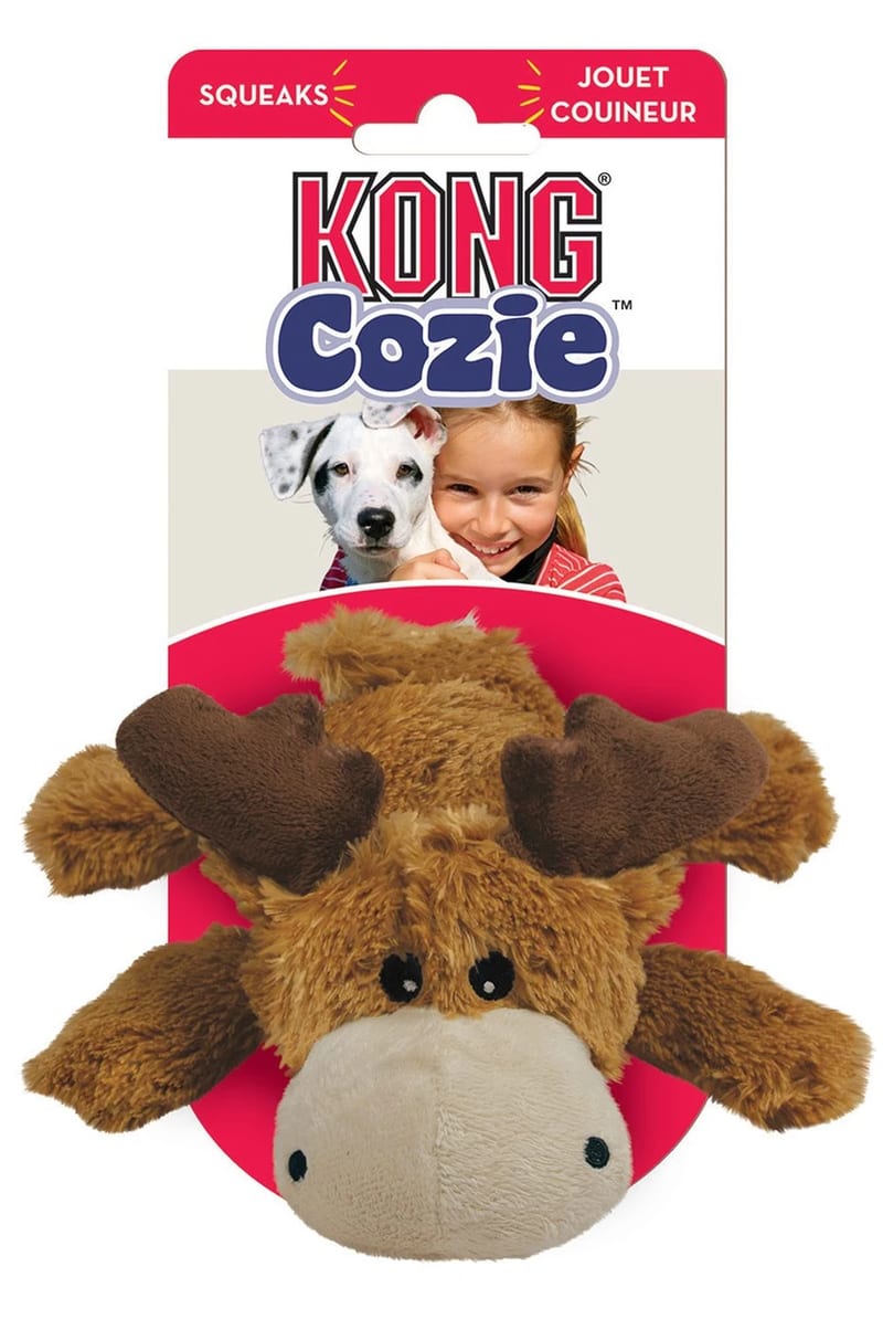 KONG Cozie Marvin Moose professional product photo ready to upload to shopify