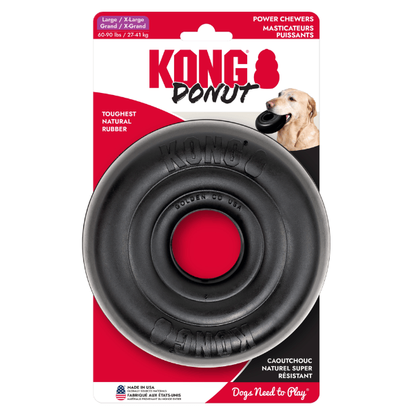 KONG Extreme Donut professional product photo ready to upload to shopify