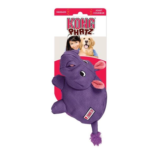 KONG Phatz Hippo professional product photo ready to upload to shopify