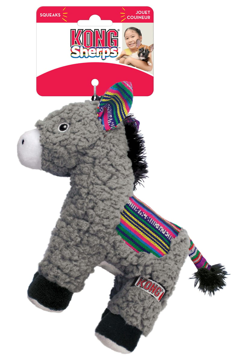 KONG Sherps Donkey professional product photo ready to upload to shopify