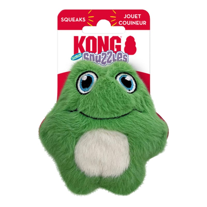 KONG Snuzzles Mini Frog professional product photo ready to upload to shopify