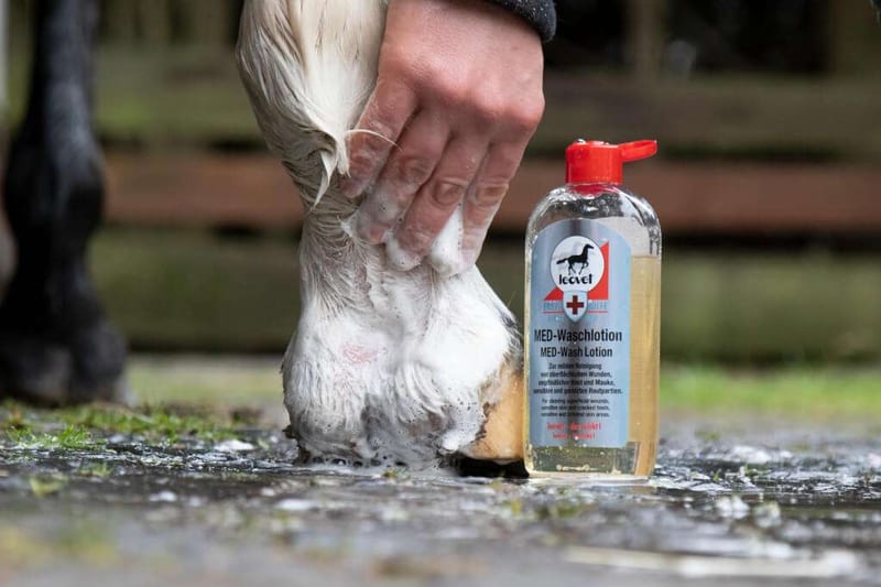 Leovet MED-Wash Lotion professional product photo ready to upload to shopify
