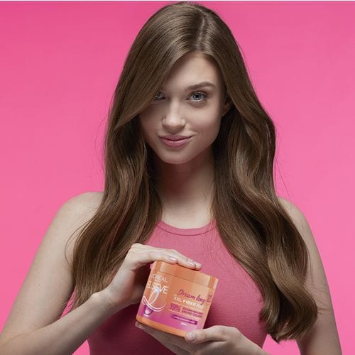 LOREAL ELSEVE DREAM LONG Hair Mask 400ml professional product photo ready to upload to shopify