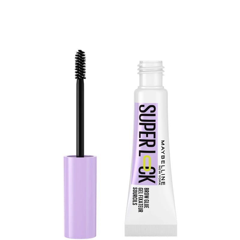 Maybelline New York Express Brow Super Lock gel professional product photo ready to upload to shopify