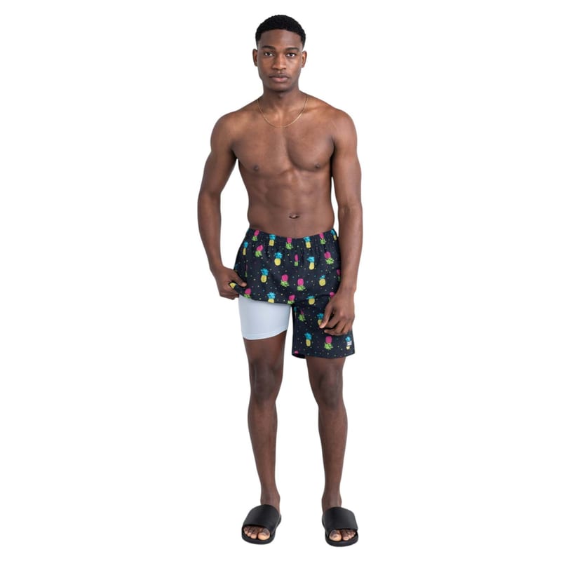 Men's SAXX Go Coastal Volley 2N1 Swim Trunks professional product photo ready to upload to shopify