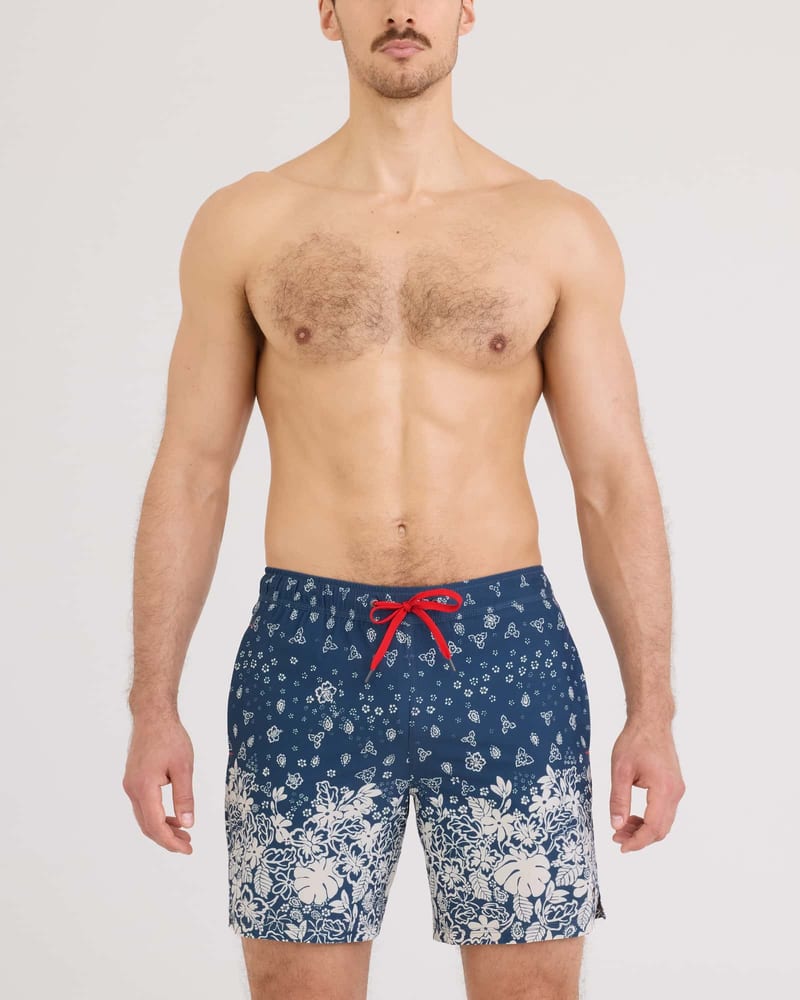 Men's SAXX Go Coastal Volley 2N1 Swim Trunks professional product photo ready to upload to shopify