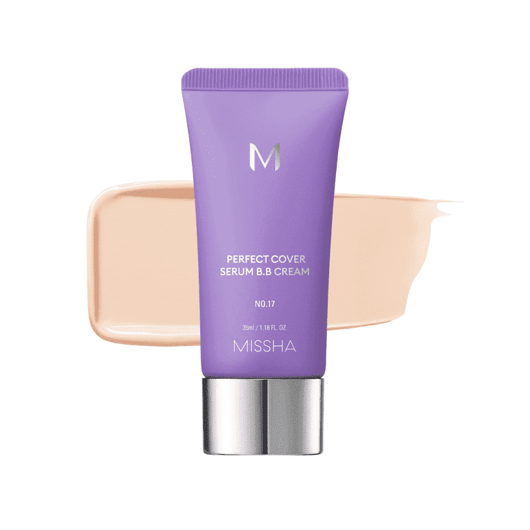 Missha M Perfect Cover Serum BB Cream #17 Fair 35ml professional product photo ready to upload to shopify