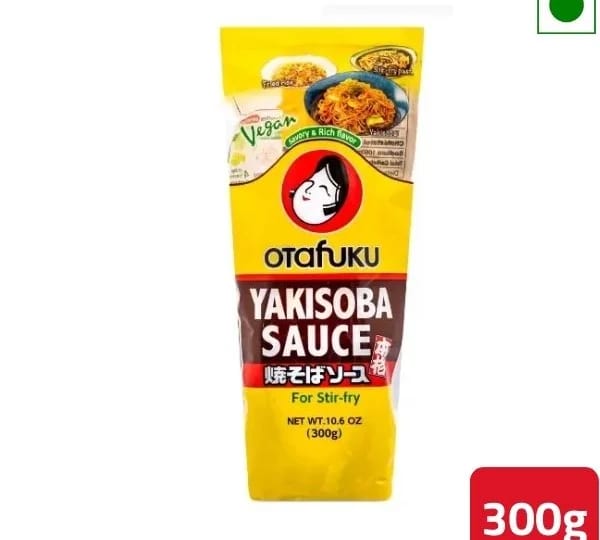 Otafuku Yakisoba Sauce Kokusai 300g professional product photo ready to upload to shopify