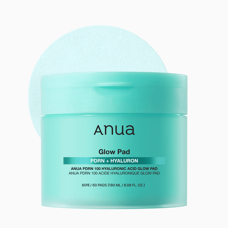 PDRN Hyaluronic Glow Pad 180ml professional product photo ready to upload to shopify