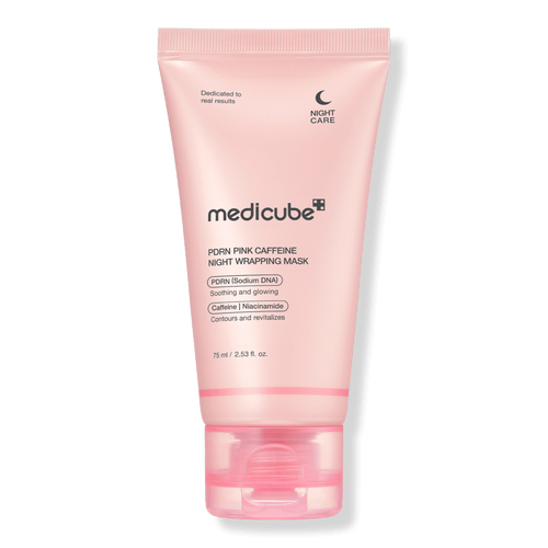 PDRN Pink Caffeine Night Wrapping Mask 75ml professional product photo ready to upload to shopify