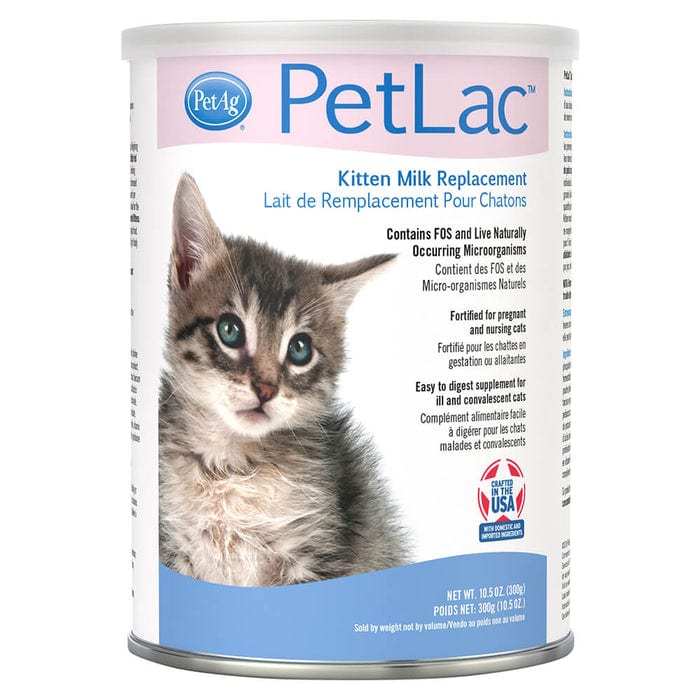 Petlac Kitten Milk Replacement Powder 10.5oz professional product photo ready to upload to shopify