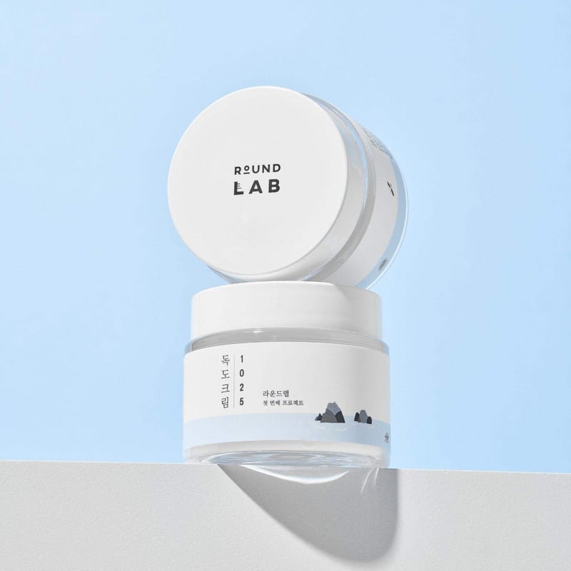 Round Lab 1025 DOKDO Cream 80ml professional product photo ready to upload to shopify