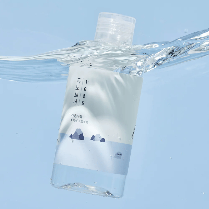 Round Lab 1025 DOKDO TONER 200ml professional product photo ready to upload to shopify