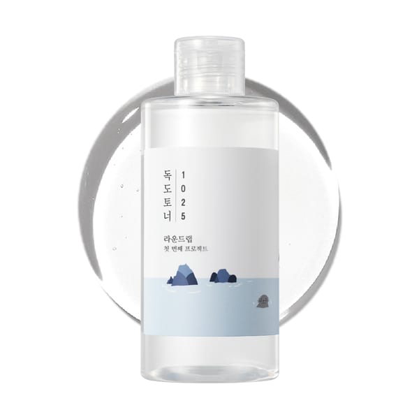 Round Lab 1025 DOKDO TONER 200ml professional product photo ready to upload to shopify