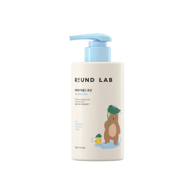 Round Lab BABY MILD LOTION 300ml professional product photo ready to upload to shopify