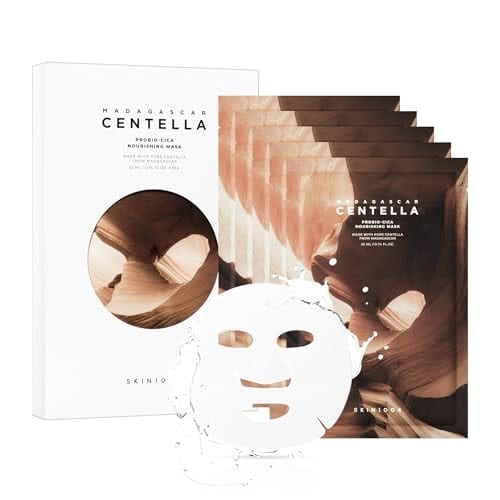 Skin1004 Madagascar Centella Probio-Cica Nourishing Mask 23ml professional product photo ready to upload to shopify