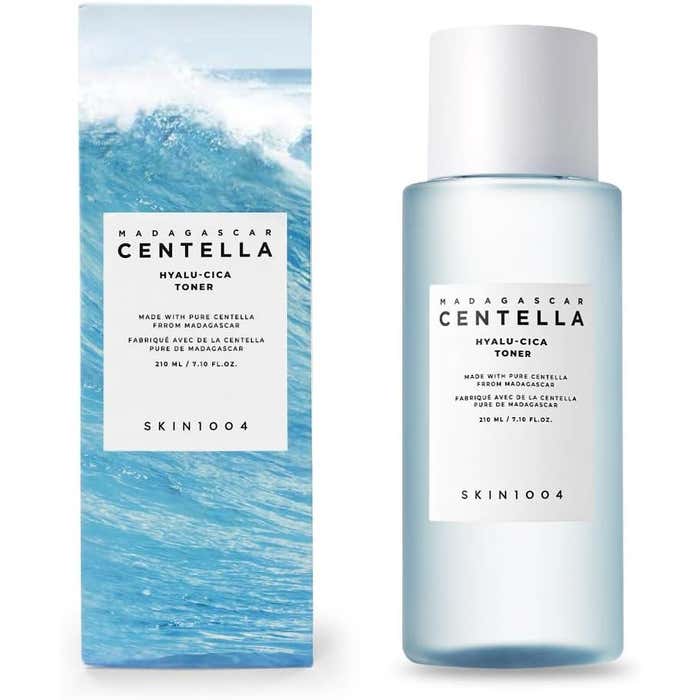 Skin1004 Madagascar Centella Hyalu-Cica Brightening Toner 210ml professional product photo ready to upload to shopify