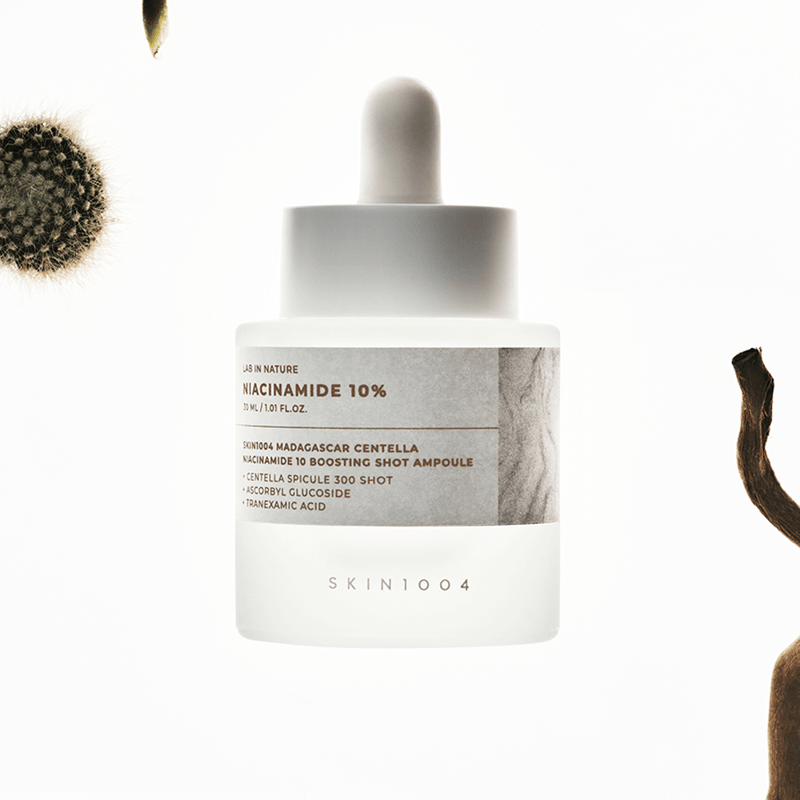 Skin1004 Madagascar Centella Niacinamide 10 Boosting Shot Ampoule 30ml professional product photo ready to upload to shopify