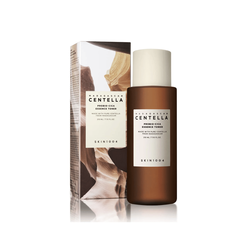 Skin1004 Madagascar Centella Probio-Cica Essence Toner 210ml professional product photo ready to upload to shopify
