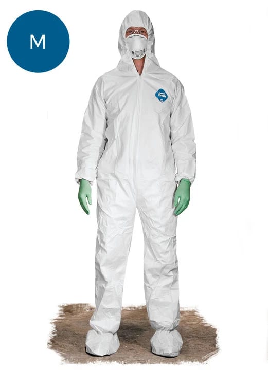 Tyvek Coverall Medium professional product photo ready to upload to shopify