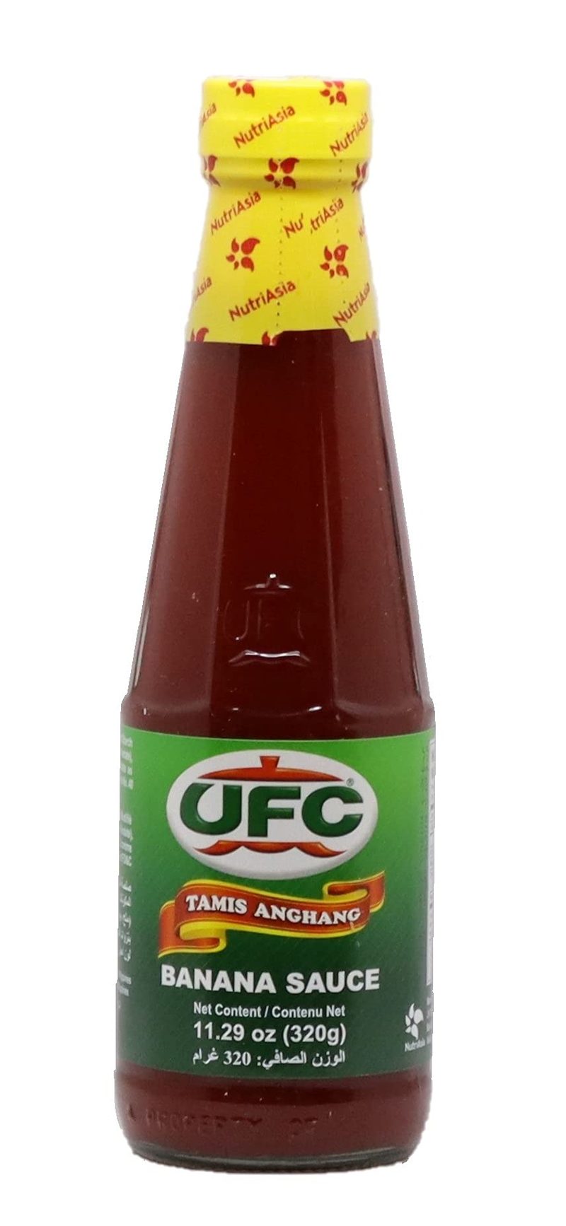 UFC Banana Sauce 320g professional product photo ready to upload to shopify
