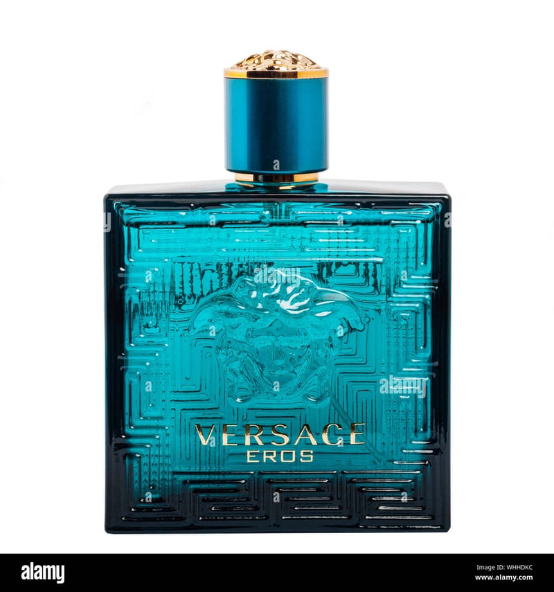 Versace Eros professional product photo ready to upload to shopify