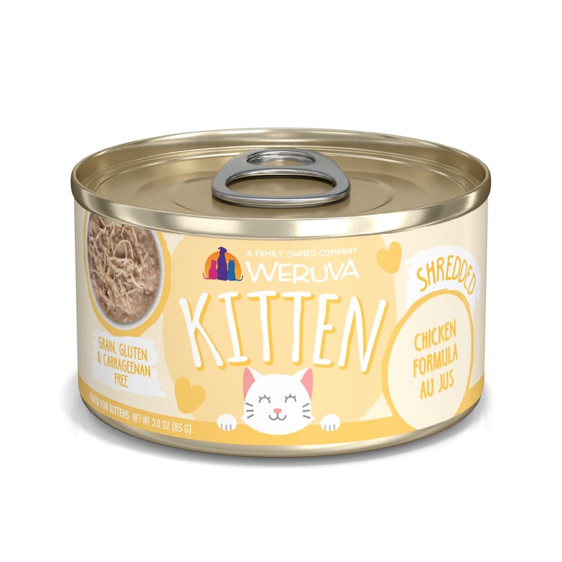 WERUVA Cat Kitten Chicken Formula Au Jus 3 oz professional product photo ready to upload to shopify