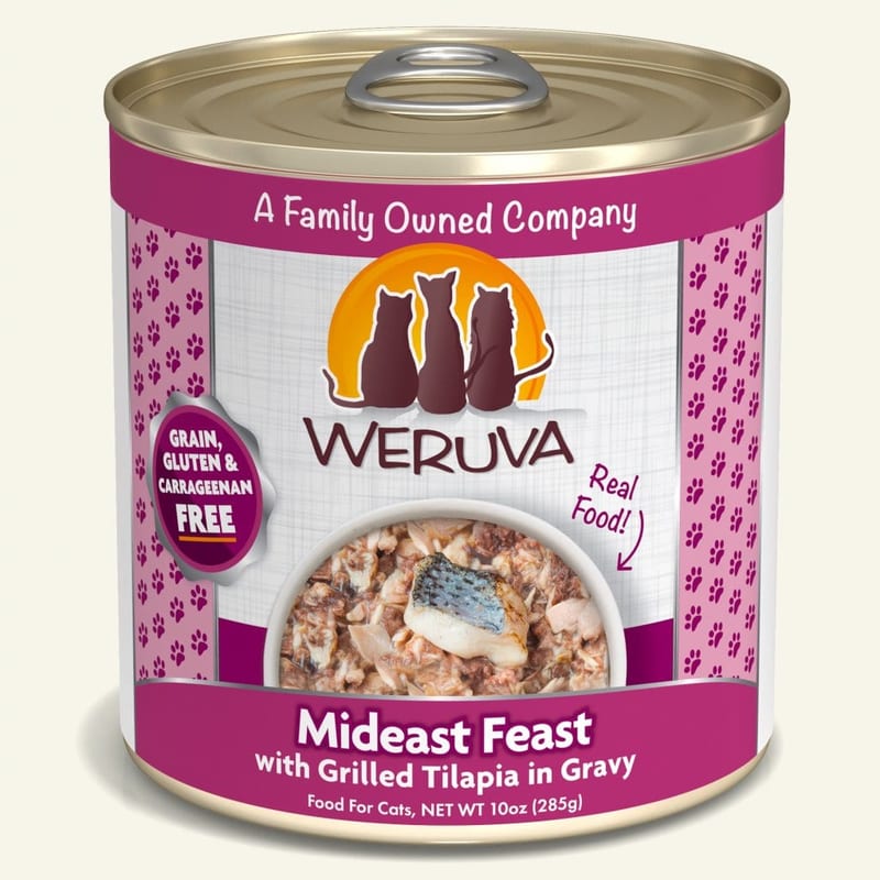 WERUVA Cat Mideast Feast 10oz professional product photo ready to upload to shopify