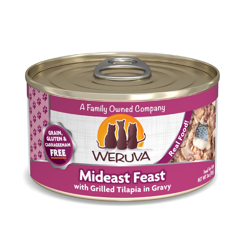 WERUVA Cat Mideast Feast 5.5oz professional product photo ready to upload to shopify